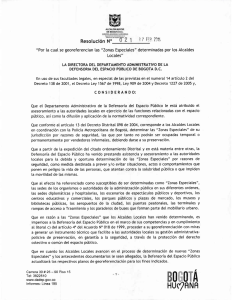 &ldquo;Por la cual se georeferencian las &ldquo;Zonas Especiales&rdquo; determinadas