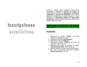 ¿Cómo realizo la depuración de alumnos duplicados?