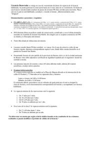 Licencia Renovada:se otorga en caso de vencimiento del plazo de