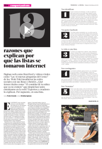 razones que explican por qu&eacute; las listas se tomaron