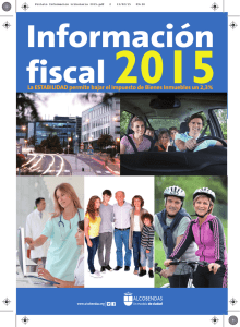 Información fiscal 2015 - Ayuntamiento de Alcobendas