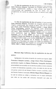 Í”""“”""` Órgano Jurisdiccional, certifico y hago constar que