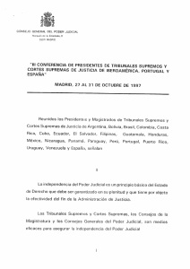 CORTES SUPREMAS DE JUSTICIA DE IBEROAMÉRICA