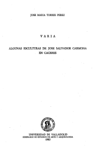 Algunas obras de José Salvador Carmona en Cáceres