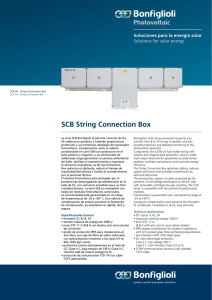 SCB String Connection Box