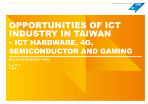 opportunities of ict industry in taiwan