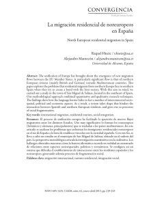 La migración residencial de noreuropeos en España