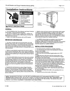 installation instructions