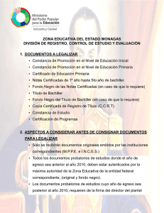 ZONA EDUCATIVA DEL ESTADO MONAGAS DIVISIÓN DE