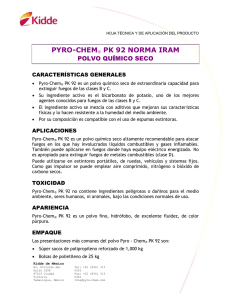 PYRO-CHEM® PK 92 NORMA IRAM