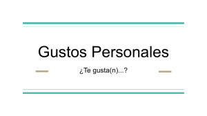 Powerpoint Gustos Personales