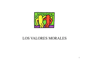 LOS VALORES MORALES