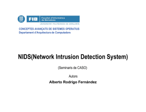 NIDS(Network Intrusion Detection System)