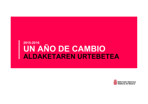 un a&ntilde;o de cambio - Gobierno
