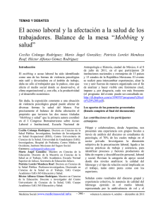 El acoso laboral y la afectación a la salud de los trabajadores