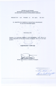 DE 2013 Designar a la Licenciada GISELA H. DE VILLARREAL
