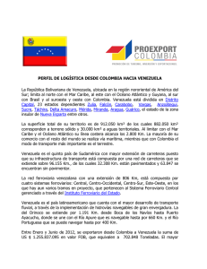 perfil de logistica desde colombia a venezuela