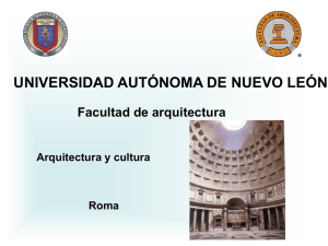 Historia de la Arquitectura I - Facultad de Arquitectura / UANL
