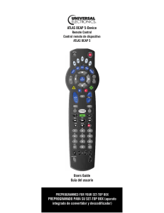 Atlas OCAP 5-Device Universal Remote Control with Learning
