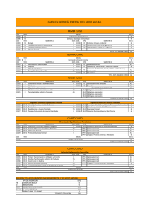 segundo curso grado en ingeniería forestal y del medio natural