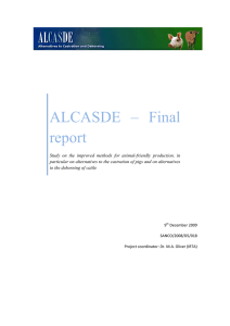 ALCASDE – Final report
