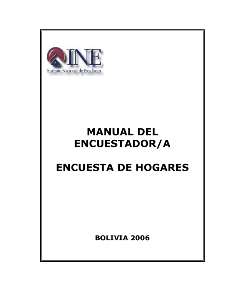 manual encuestador IHSN Survey Catalog