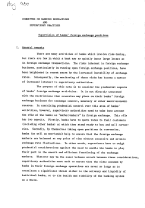 Supervision of banks` foreign exchange positions