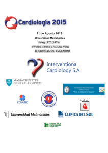 21 de Agosto 2015 - Sociedad Argentina de Cardiología