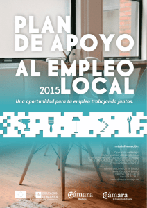 Plan de Apoyo al Empleo Local 2015
