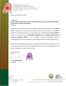 XVII Congreso Venezolano de Producción e Industria Animal