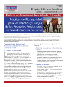 Prácticas de Bioseguridad para los Ranchos y Granjas de los