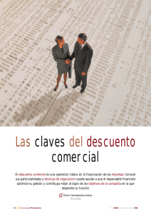 Las claves del descuento comercial