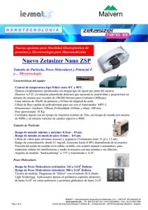 Zetasizer Nano ZSP