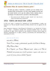 Quinientos A&ntilde;os de nuestra historia parte I