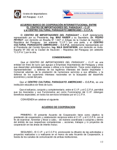 Secretaría General - Centro de Importadores del Paraguay