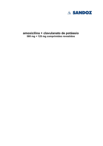 amoxicilina + clavulanato de potássio