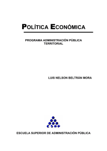 política económica - Presidencia de la República
