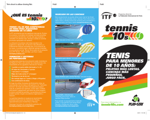 Tríptico Tennis 10s - Noticias del Club de Tenis Caspe