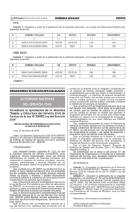 Resolución de Presidencia Ejecutiva Nº 006-2016-SERVIR-PE