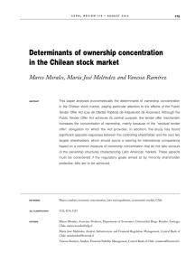 Determinants of ownership concentration in the Chilean stock market