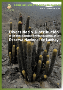 Diversidad y Distribución de la Familia Cactaceae y