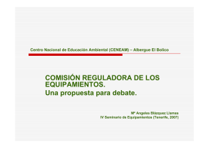 Comisión Reguladora de Equipamientos de educación ambiental