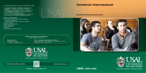 Comercio Internacional - Universidad del Salvador