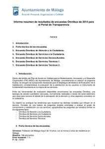 Informe Omnibus 2014 - Observatorio de Atención Ciudadana