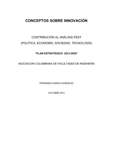 conceptos sobre innovación - ACOFI – Asociación Colombiana de