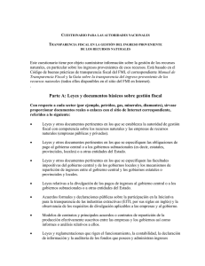 Parte A: Leyes y documentos básicos sobre gestión fiscal