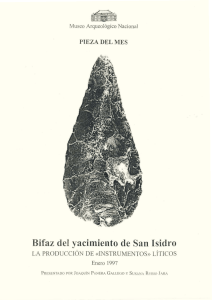 Bifaz de yacimiento de San Isidro