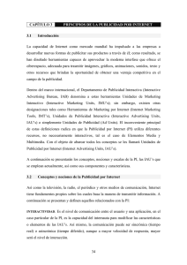 CAPÍTULO 3 PRINCIPIOS DE LA PUBLICIDAD POR INTERNET 3.1