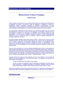 RCM, los paradigmas de John Moubray.