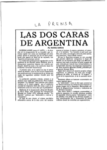 LAS DOS CARAS DE ARGENTINA